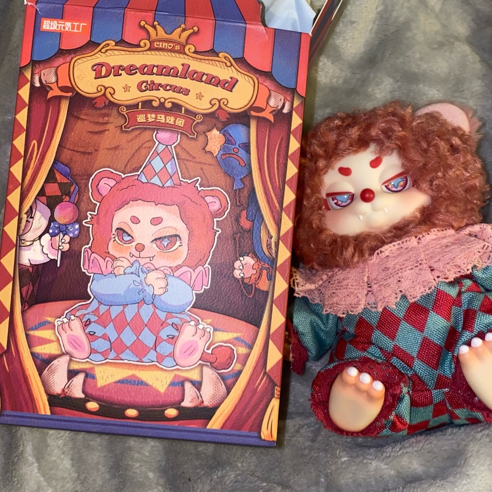 Cino Timeshare Dreamland Circus Plush Doll Blond box - Lion